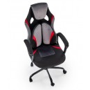 Кресло компьютерное HALMAR JENSEN черный/серый/красный